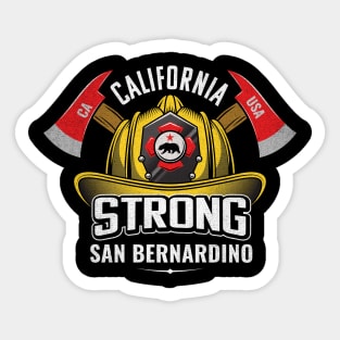 California Strong: Butte, California Fires. Rebuild & Recover Sticker